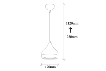 Ljuskrona Sood Enkel Koppar / Svart - Koppar / Svart - Belysning - Lampor & belysning inomhus - Taklampa & takbelysning - Kökslampa & taklampa kök