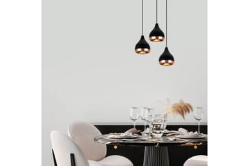 Ljuskrona Soodne Svart / Koppar - Koppar/Svart - Belysning - Lampor & belysning inomhus - Taklampa & takbelysning - Kökslampa & taklampa kök