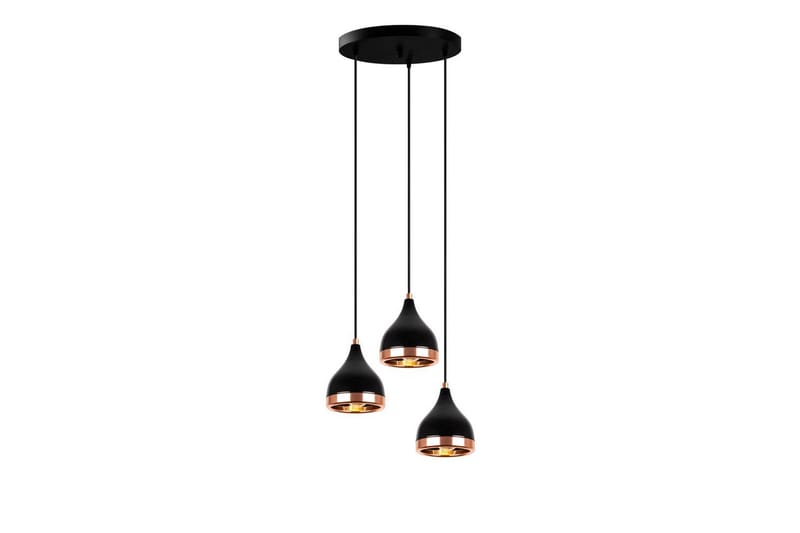 Ljuskrona Soodne Svart / Koppar - Koppar/Svart - Belysning - Lampor & belysning inomhus - Taklampa & takbelysning - Kökslampa & taklampa kök