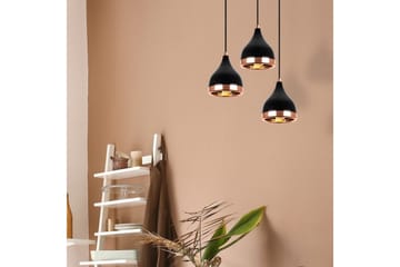 Ljuskrona Soodne Svart / Koppar - Koppar/Svart - Belysning - Lampor & belysning inomhus - Taklampa & takbelysning - Kökslampa & taklampa kök