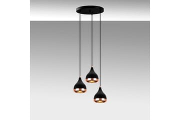 Ljuskrona Soodne Svart / Koppar - Koppar/Svart - Belysning - Lampor & belysning inomhus - Taklampa & takbelysning - Kökslampa & taklampa kök