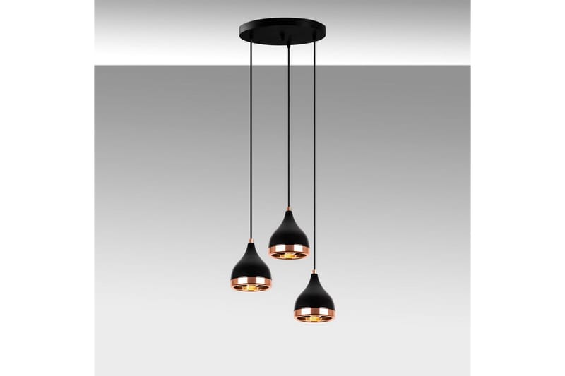 Ljuskrona Soodne Svart / Koppar - Koppar/Svart - Belysning - Lampor & belysning inomhus - Taklampa & takbelysning - Kökslampa & taklampa kök