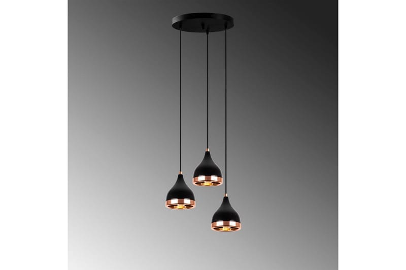 Ljuskrona Soodne Svart / Koppar - Koppar/Svart - Belysning - Lampor & belysning inomhus - Taklampa & takbelysning - Kökslampa & taklampa kök