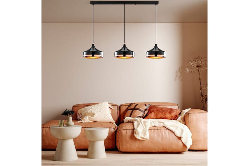 Ljuskrona Soodne Svart / Koppar - Svart - Belysning - Lampor & belysning inomhus - Taklampa & takbelysning - Kökslampa & taklampa kök