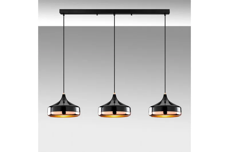 Ljuskrona Soodne Svart / Koppar - Svart - Belysning - Lampor & belysning inomhus - Taklampa & takbelysning - Kökslampa & taklampa kök
