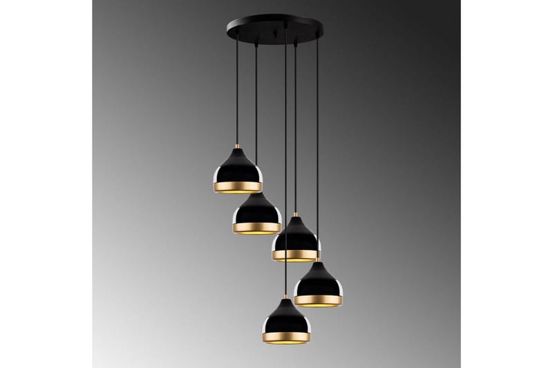 Ljuskrona Soodni Fem Sufia Svart - Svart - Belysning - Lampor & belysning inomhus - Taklampa & takbelysning - Kökslampa & taklampa kök