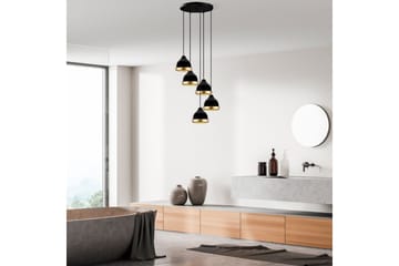 Ljuskrona Soodni Fem Sufia Svart - Svart - Belysning - Lampor & belysning inomhus - Taklampa & takbelysning - Kökslampa & taklampa kök