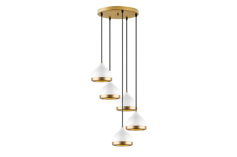 Ljuskrona Soodni Fem Sufia Vit, Vit