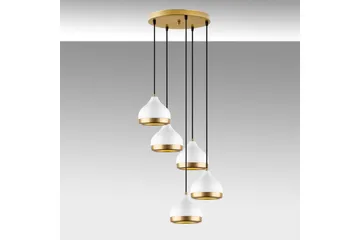 Ljuskrona Soodni Fem Sufia Vit - Vit - Belysning - Lampor & belysning inomhus - Taklampa & takbelysning - Kökslampa & taklampa kök