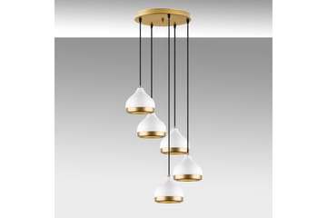 Ljuskrona Soodni Fem Sufia Vit - Vit - Belysning - Lampor & belysning inomhus - Taklampa & takbelysning - Kökslampa & taklampa kök