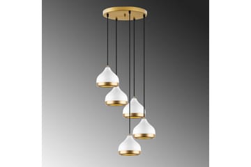 Ljuskrona Soodni Fem Sufia Vit - Vit - Belysning - Lampor & belysning inomhus - Taklampa & takbelysning - Kökslampa & taklampa kök