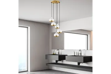 Ljuskrona Soodni Fem Sufia Vit - Vit - Belysning - Lampor & belysning inomhus - Taklampa & takbelysning - Kökslampa & taklampa kök