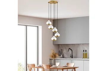 Ljuskrona Soodni Fem Sufia Vit - Vit - Belysning - Lampor & belysning inomhus - Taklampa & takbelysning - Kökslampa & taklampa kök