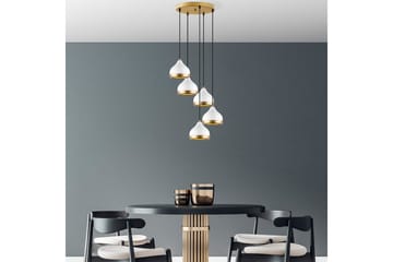 Ljuskrona Soodni Fem Sufia Vit - Vit - Belysning - Lampor & belysning inomhus - Taklampa & takbelysning - Kökslampa & taklampa kök