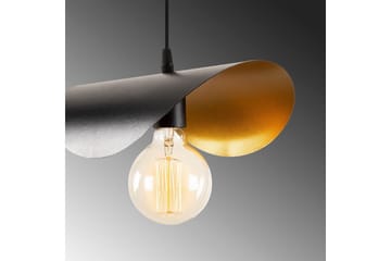 Ljuskrona Sugana Kurvig Svart / Rany - Svart / Rany - Belysning - Lampor & belysning inomhus - Taklampa & takbelysning - Kökslampa & taklampa kök