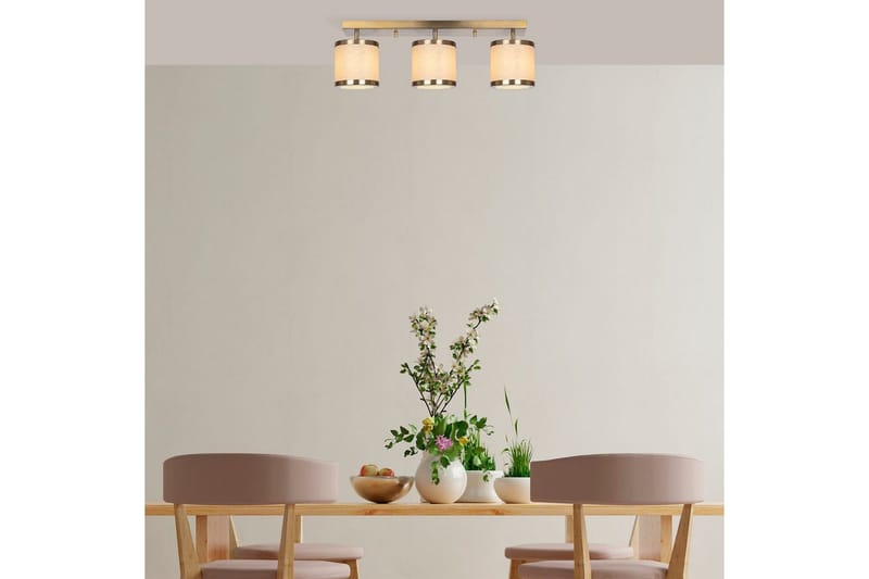 Ljuskrona Talra Three Vintage - Guld - Belysning - Lampor & belysning inomhus - Taklampa & takbelysning - Takplafond