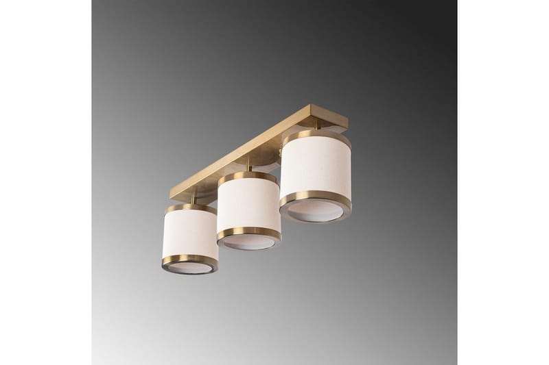 Ljuskrona Talra Three Vintage - Guld - Belysning - Lampor & belysning inomhus - Taklampa & takbelysning - Takplafond