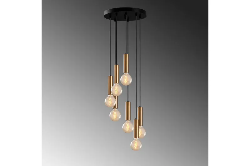 Ljuskrona Tembra Seven Vintage - Guld - Belysning - Lampor & belysning inomhus - Taklampa & takbelysning - Kökslampa & taklampa kök