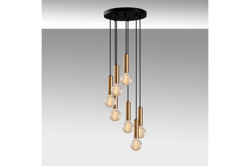 Ljuskrona Tembra Seven Vintage - Guld - Belysning - Lampor & belysning inomhus - Taklampa & takbelysning - Kökslampa & taklampa kök