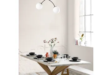 Ljuskrona Yenda Vit / Svart - Svart/Vit - Belysning - Lampor & belysning inomhus - Taklampa & takbelysning - Kökslampa & taklampa kök