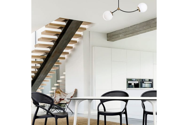 Ljuskrona Yenda Vit / Svart - Svart/Vit - Belysning - Lampor & belysning inomhus - Taklampa & takbelysning - Kökslampa & taklampa kök