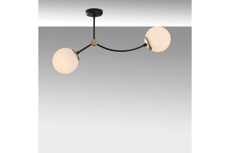 Ljuskrona Yenda Vit / Svart - Svart/Vit - Belysning - Lampor & belysning inomhus - Taklampa & takbelysning - Kökslampa & taklampa kök