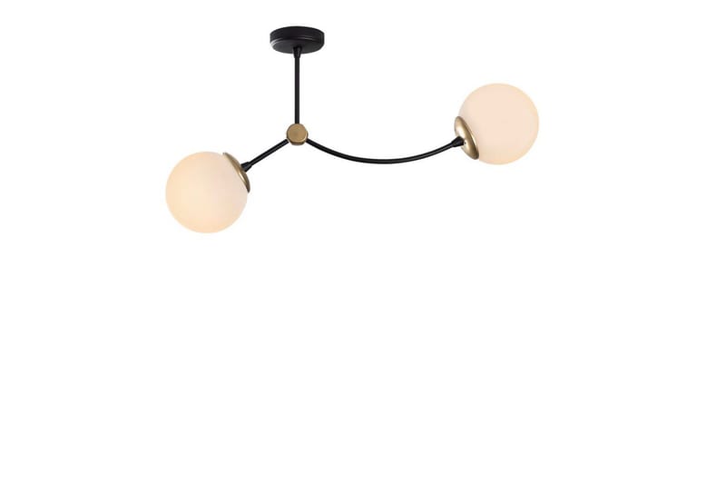 Ljuskrona Yenda Vit / Svart, Svart/Vit