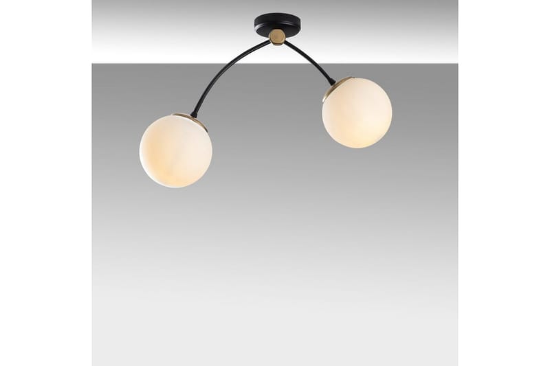 Ljuskrona Yenda Vit / Svart - Svart/Vit - Belysning - Lampor & belysning inomhus - Taklampa & takbelysning - Kökslampa & taklampa kök
