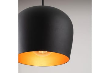 Ljuskrona Zana Svart / Röd Horisontal Tre - Red/Svart - Belysning - Lampor & belysning inomhus - Taklampa & takbelysning - Kökslampa & taklampa kök