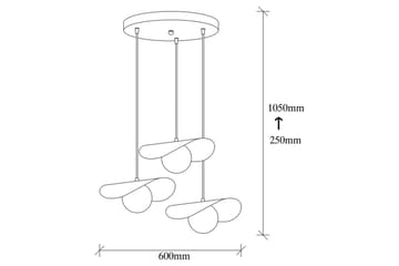 Ljuskrona Pelyn Svart Tre Sockel - Svart - Belysning - Lampor & belysning inomhus - Taklampa & takbelysning - Kökslampa & taklampa kök