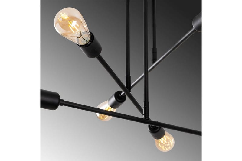 Ljuskrona Pareek Svart - Svart - Belysning - Lampor & belysning inomhus - Taklampa & takbelysning - Takplafond