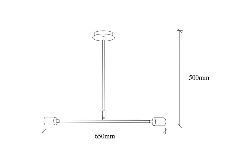 Ljuskrona Pareek Svart - Svart - Belysning - Lampor & belysning inomhus - Taklampa & takbelysning - Kökslampa & taklampa kök