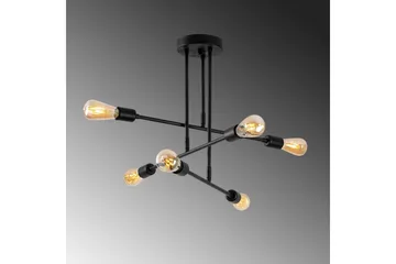 Ljuskrona Pareek Svart - Svart - Belysning - Lampor & belysning inomhus - Taklampa & takbelysning - Takplafond