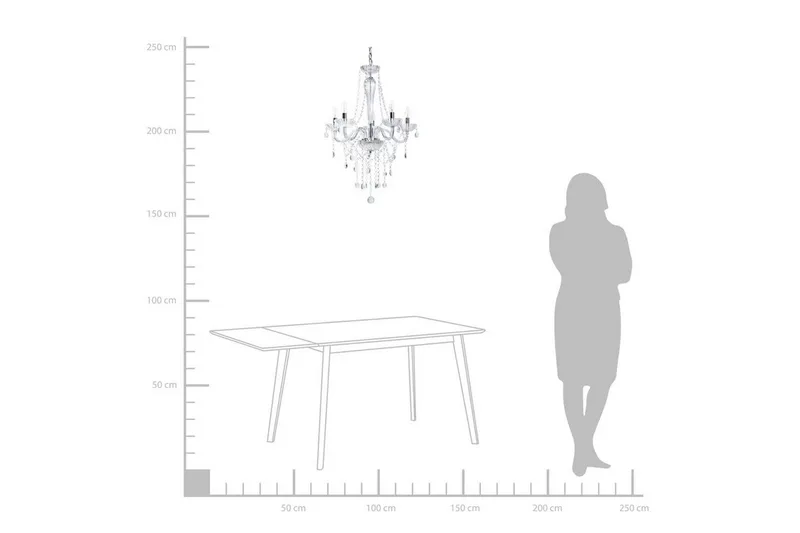 Locone Taklampa 79 cm - Silver - Belysning - Lampor & belysning inomhus - Taklampa & takbelysning - Kökslampa & taklampa kök