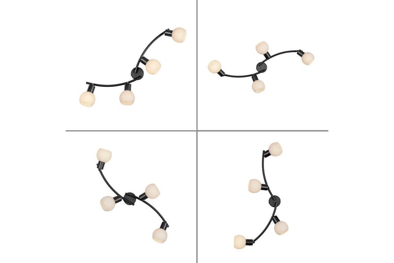 Loki Just Light Taklampa - Black - Belysning - Lampor & belysning inomhus - Taklampa & takbelysning - Takplafond