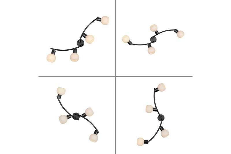 Loki Just Light Taklampa - Black - Belysning - Lampor & belysning inomhus - Taklampa & takbelysning - Takplafond