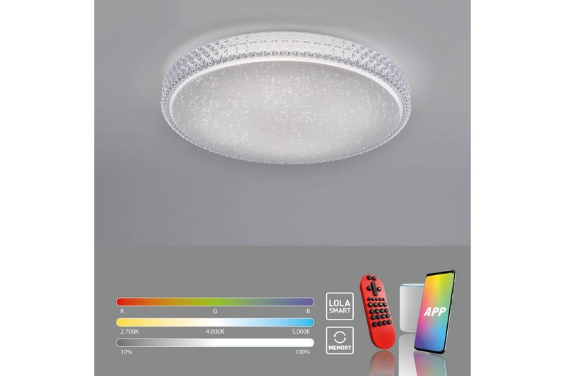 Lolasmart Frida Just Light Taklampa - Transparent - Belysning - Lampor & belysning inomhus - Taklampa & takbelysning - Takplafond