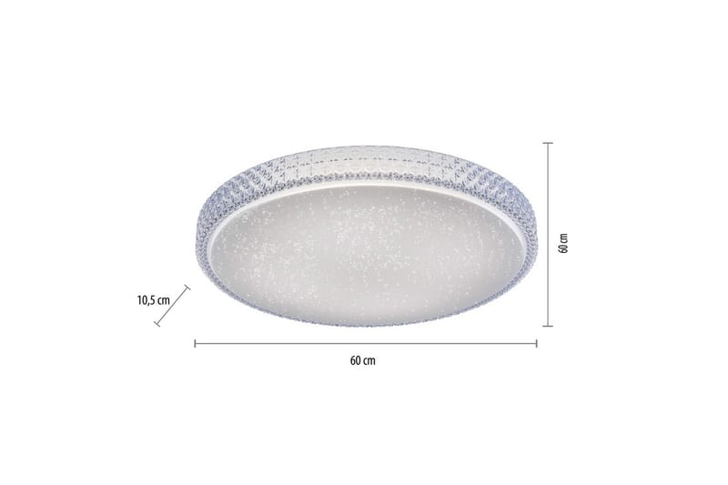 Lolasmart Frida Just Light Taklampa - Transparent - Belysning - Lampor & belysning inomhus - Taklampa & takbelysning - Takplafond