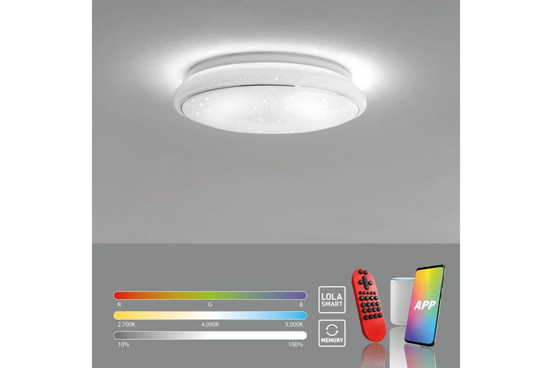 Lolasmart Jupi Just Light Taklampa - White - Belysning - Lampor & belysning inomhus - Taklampa & takbelysning - Takplafond