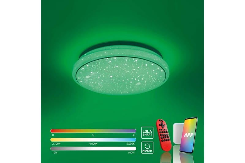 Lolasmart Jupi Just Light Taklampa - White - Belysning - Lampor & belysning inomhus - Taklampa & takbelysning - Takplafond