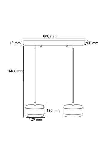 Loloura Pendellampa - Beige Valnöt - Belysning - Lampor & belysning inomhus - Taklampa & takbelysning - Kristallkrona & takkrona