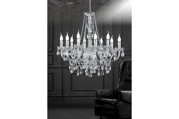 Luster Ljuskrona 10L E14 transparent - Transparent - Belysning - Lampor & belysning inomhus - Taklampa & takbelysning - Kristallkrona & takkrona