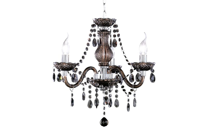 Luster Ljuskrona 3L  E14 svart, Svart