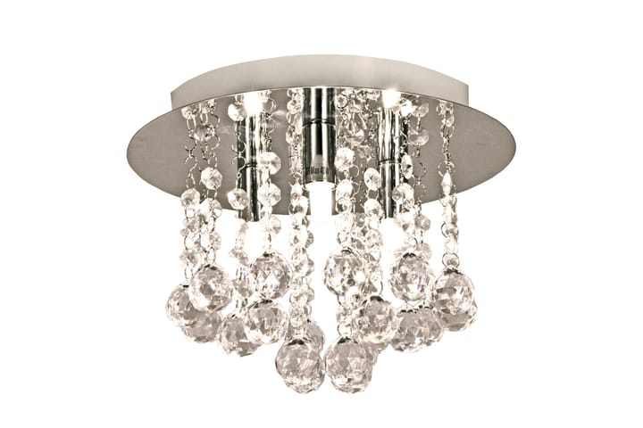 MADELENE plafond, krom - Aneta Lighting - Hall lampa - Taklampa & takbelysning - Kristallplafond - Takplafond - Plafond