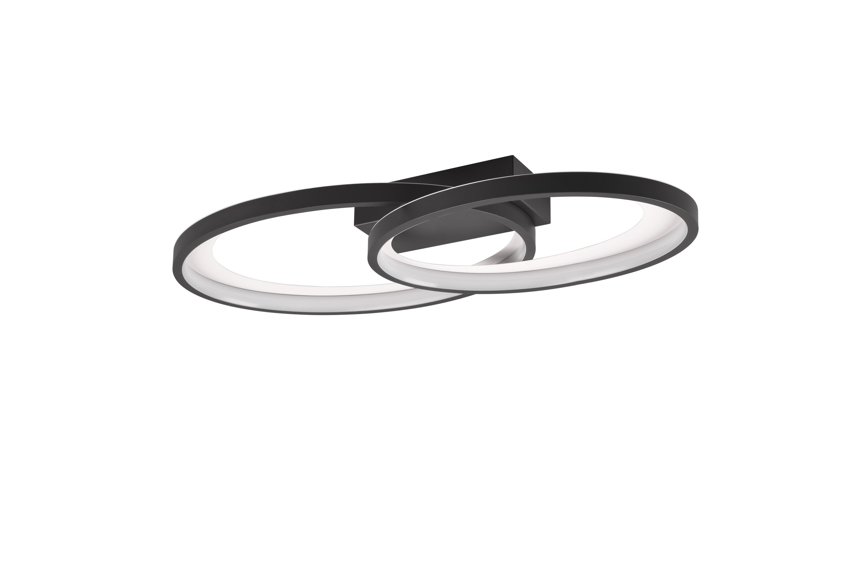Malaga LED plafond mattsvart Matt svart
