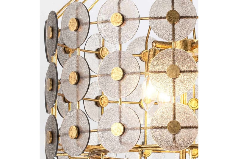 Meridian Quintiesse Krona - GOLD - Belysning - Lampor & belysning inomhus - Taklampa & takbelysning - Kristallkrona & takkrona