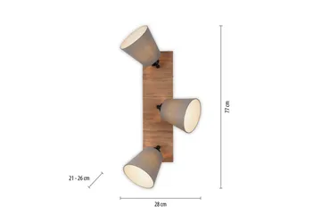Michel Just Light Taklampa - Wood - Belysning - Lampor & belysning inomhus - Taklampa & takbelysning - Takplafond