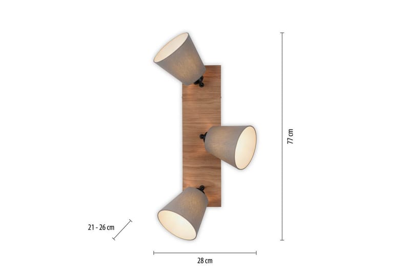 Michel Just Light Taklampa - Wood - Belysning - Lampor & belysning inomhus - Taklampa & takbelysning - Takplafond