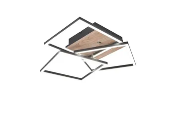 Mobile LED Taklampa mattsvart/ trä - Matt svart/Trä - Belysning - Lampor & belysning inomhus - Taklampa & takbelysning - Takplafond