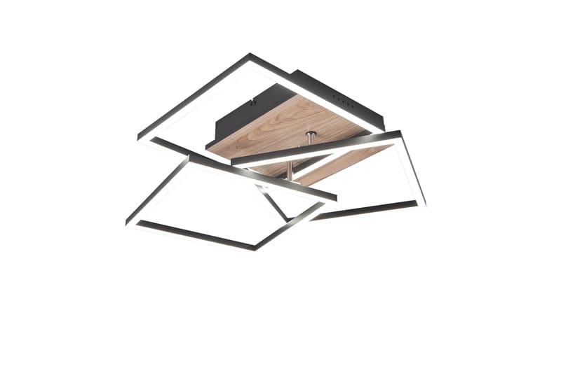 Mobile LED Taklampa mattsvart/ trä - Matt svart/Trä - Belysning - Lampor & belysning inomhus - Taklampa & takbelysning - Takplafond